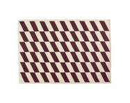 Shift Kelim Rug 170x240, burgundy