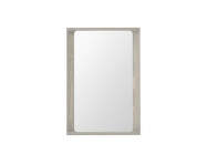 Arced Mirror 80x55, light grey