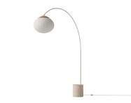 Acorn Floor Lamp, ivory