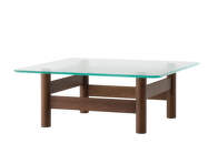 Brasilia Lounge Table, dark stained oak