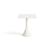 Palissade Cone Table 65x65, cream white