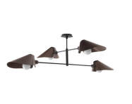 Bonnet Chandelier SC91, bronzed/black