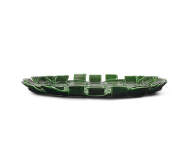 Plait Platter, emerald green