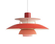 PH 5 Pendant Lamp, hues of red