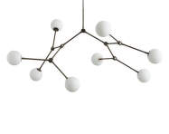 Drop Chandelier Bulb, grey