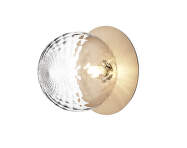 Liila 1 Wall/Ceiling Light Large, nordic gold/optic clear