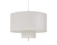 Margin Pendant Lamp Ø90, white canvas