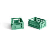 Colour Crate Mini, set of 2, dark mint