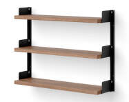 Tea Shelf, walnut/black