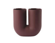 Kink Vase H26, deep red