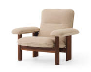 Brasilia Lounge Chair, Bouclé 02/walnut