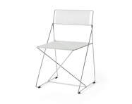 X-Line Chair Chrome, chalk white