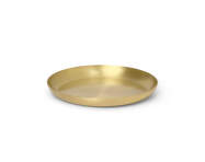 Basho Tray Round, brass