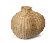 Bola Braided Floor Vase, natural