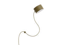 Post Wall Lamp, brown green