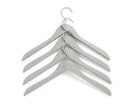 Soft Coat Hanger Slim, Set of 4, grey