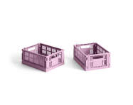 Colour Crate Mini, set of 2, dusty rose