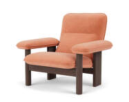 Brasilia Lounge Chair, Avalon 012/dark stained oak