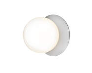 Liila 1 Wall/Ceiling Light Medium, light silver/opal