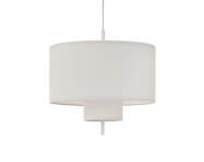 Margin Pendant Lamp Ø50, white canvas