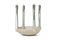 Bowl Candle Holder Large, light grey