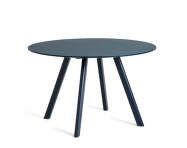 CPH 25 Table Ø120, deep blue/smokey blue linoleum