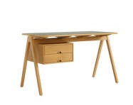 Daystak Desk RD3 with drawers, beech/Verde Comodoro