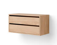 Cabinet Low w. Drawers, oak