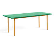 Two-Colour Dining Table 200 cm, ochre/green mint