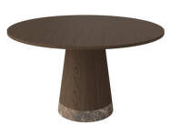 Piro Dining Table Ø160 cm, dark oiled oak