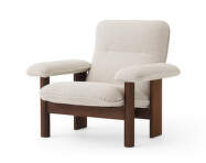 Brasilia Lounge Chair, Moss 0011/dark stained oak