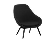 AAL 93 Lounge Chair Black Stained Oak Veneer, Remix 183