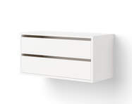 Cabinet Low w. Drawers, white