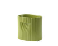 Ridge Planter H24, moss green