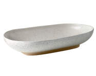 Forma Serving Bowl 24 x 40 cm, white/sand