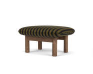 Brasilia Ottoman, Cabanon Soft/walnut