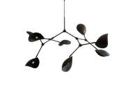 Stingray Chandelier, burned black