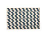 Shift Kelim Rug 140x200, blue