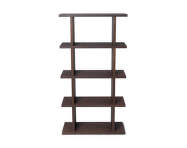 Kona Bookcase 1x4, dark stained