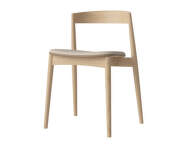 Kite Dining Chair, white pigmented oak/Monza beige