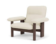 Brasilia Lounge Chair, Baru 0200/dark stained oak