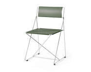 X-Line Chair Chrome, autumn green