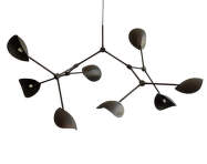 Stingray Chandelier Grande, burned black