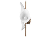 Florii 3 Wall Lamp, dark bronze/white