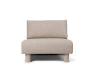 Dase Sofa Center Module, Soft Bouclé natural