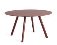 CPH 25 Table Ø140, bordeaux/burgundy linoleum