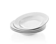 Legio Nova Deep Plate 25 cm, set of 4, white