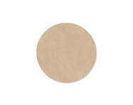 Circle Nupo Glass Mat, sand