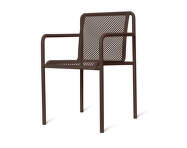 Dapple Chair with Arms, dark chocolate